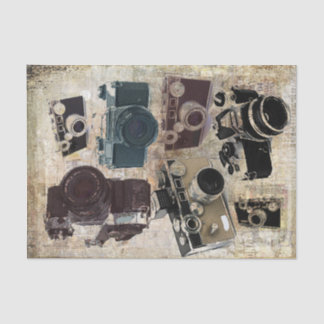 Grunge fotograaf fotografie  camera tissuepapier