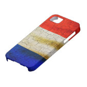 Grunge France vlag Case-Mate iPhone Case (Onderkant)