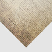 Grunge French Dictionary Page Tissuepapier (Detail)