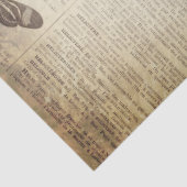 Grunge French Dictionary Page Tissuepapier (Detail)