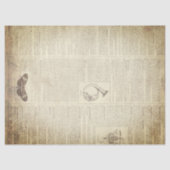 Grunge French Dictionary Page Tissuepapier (Voorkant)