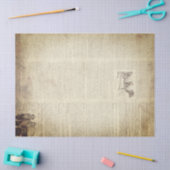 Grunge French Dictionary Page Tissuepapier (Craft)