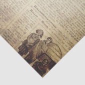 Grunge French Dictionary Page Tissuepapier (Detail)