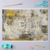 Grunge French Ephemera op Abstracte achtergrond Tissuepapier (Craft)