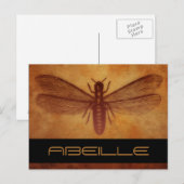  Grunge French voor Briefkaart bij bijen (Voorkant / Achterkant)