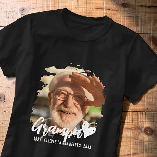 Grunge Funeral Onze harten voor altijd Foto T-shirt