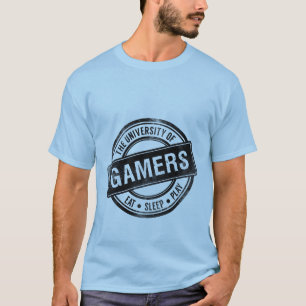 Grunge Gaming T-shirt University of Gamers