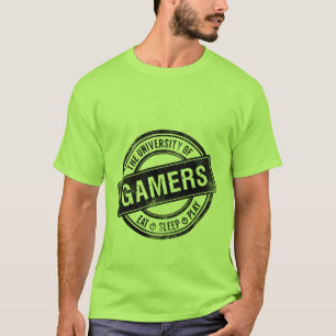 Grunge Gaming T-shirt University of Gamers