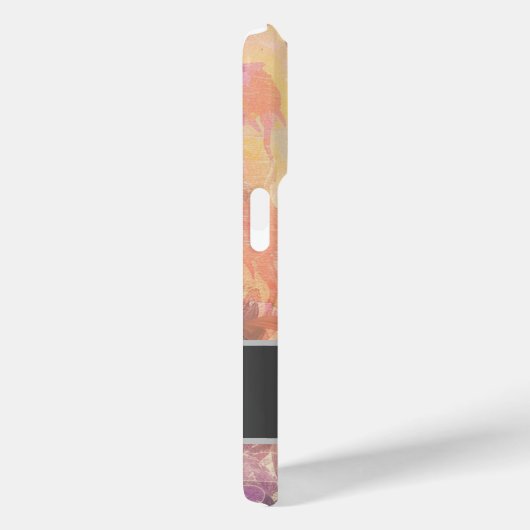 Grunge Gardenia Aangepaste iPhone 15 Pro Hoesje (Achterkant / Rechts)