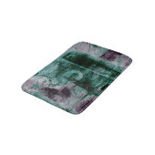 Grunge geverfde graffiti | Moody Plum Paars Green Badmat (Gekanteld)