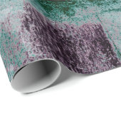 Grunge geverfde graffiti | Moody Plum Paars Green Cadeaupapier (Rol Hoek)