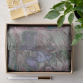 Grunge geverfde graffiti | Rust Red Blue Taupe Tissuepapier (Geschenk)