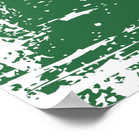 Grunge Ghana Flag Poster (Hoek)