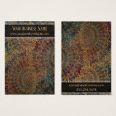 Grunge Gold Mandala Verzendhouder Kaarten Visitekaartje (Voorkant /achterkant)
