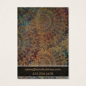 Grunge Gold Mandala Verzendhouder Kaarten Visitekaartje (Achterkant)