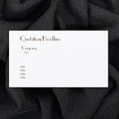 Grunge golden&white yin yang visitekaartje