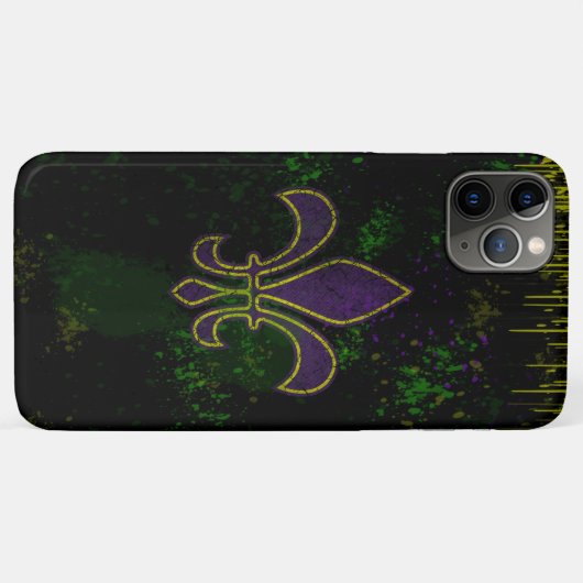 Grunge Gothic Mardi Gras Case-Mate iPhone Case (Achterkant (horizontaal))