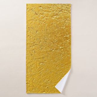 Grunge goud of folie achtergrond en textureabstrac badhanddoek