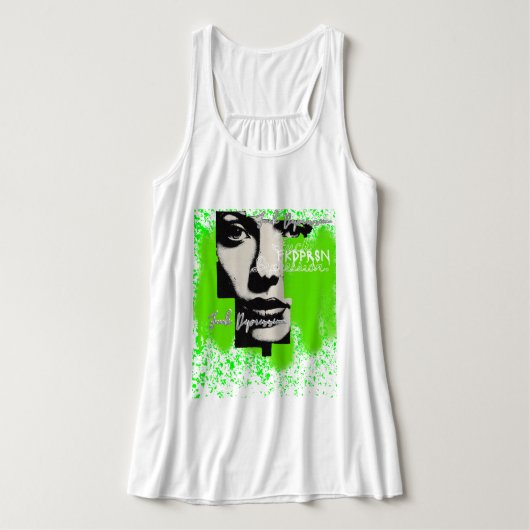 Grunge & Grace Tank – "Fuck Depression" x FKDPRSN (Design voorkant)