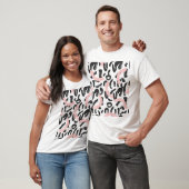 Grunge graffiti: kunstpenseelstreken. t-shirt (Unisex)
