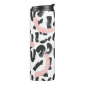 Grunge graffiti: kunstpenseelstreken. thermosbeker (Gedraaid links)