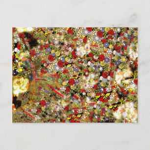 Grunge Graffiti Wallpaper Collage Design Briefkaart