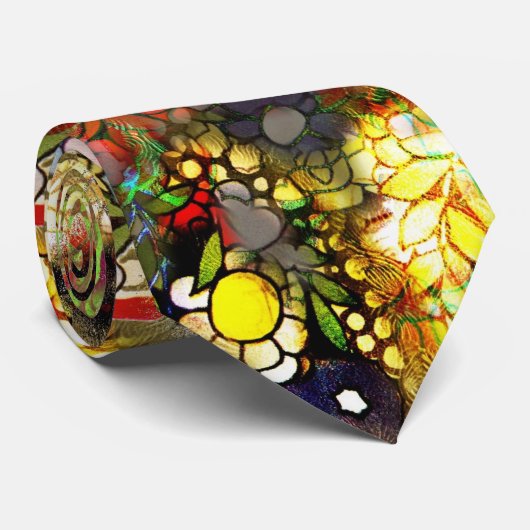  Grunge Graffiti Wallpaper Collage Design Stropdas (Opgerold)