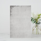 Grunge Graphic Stationery - gevoerd Briefpapier (Staand voorkant)