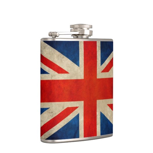  Grunge Great Britain Vlag Union Jack Heupfles (Rechts)