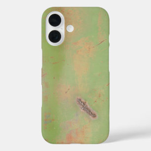 Grunge Green Metal Weld Foto iPhone 16 Hoesje