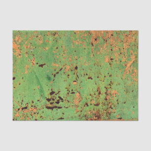 Grunge Green Oranje Paint Urban Loft DIY Decor Tissuepapier