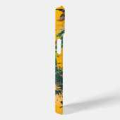 Grunge Green Peace Symbool met Vogels Hoesje (Achterkant / Rechts)