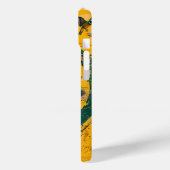 Grunge Green Peace Symbool met Vogels Hoesje (Achterkant / Links)