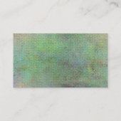 Grunge Green Texture Visitekaartje (Achterkant)