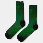 Grunge groene textuur sokken (Links)
