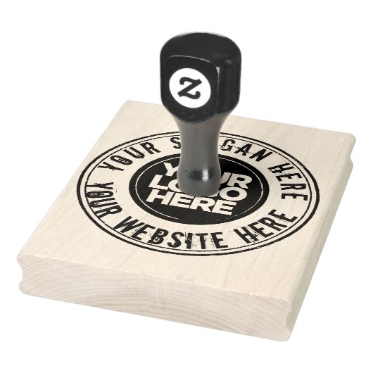 Grunge Grote Vetgedrukte Ronde Gepersonaliseerd Rubberstempel (Stempel)