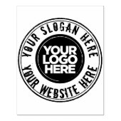 Grunge Grote Vetgedrukte Ronde Gepersonaliseerd Rubberstempel (Afrduk)