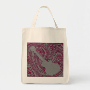 Grunge Guitar Bag, Roze Tote Bag