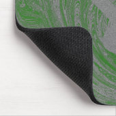 Grunge Guitar Mousepad, Green Muismat (Hoek)