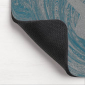 Grunge Guitar Mousepad, Turquoise Muismat (Hoek)