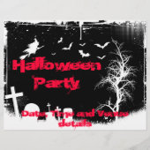 Grunge Halloween Feestflyer Flyer (Voorkant)