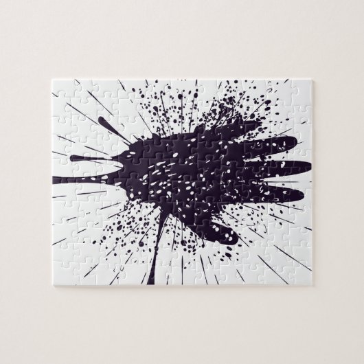 Grunge Hand met Gestures Legpuzzel (Horizontaal)