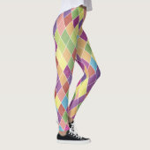 Grunge Harlequin Pattern Leggings (Rechts)