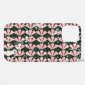 Grunge harten en bloemen patroon. Case-Mate iPhone case (Achterkant (horizontaal))