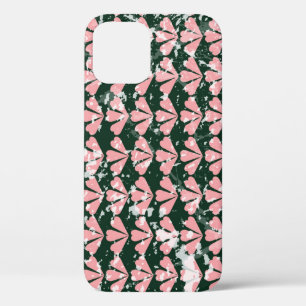 Grunge harten en bloemen patroon. Case-Mate iPhone case