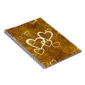 Grunge harten notitieboek (Rechterzijde)