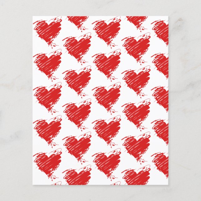 Grunge harten scrapbook papier (Voorkant)
