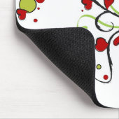 Grunge hartslag muismat (Hoek)