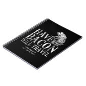 Grunge have Bacon will Travel Notitieboek (Linkerzijde)