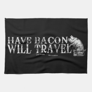 Grunge have Bacon will Travel Theedoek